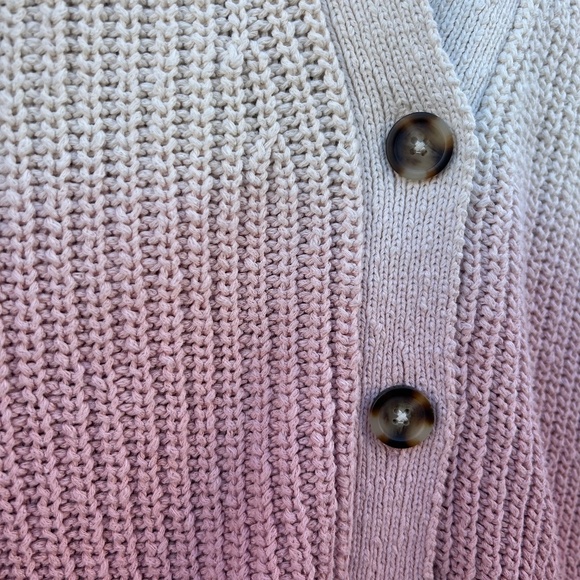 Madewell Dip-Dye Courtland Oversized Cotton Cardigan Item AI214 - Picture 9 of 9